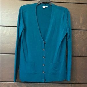Halogen cardigan, lightweight, blue-ish, medium